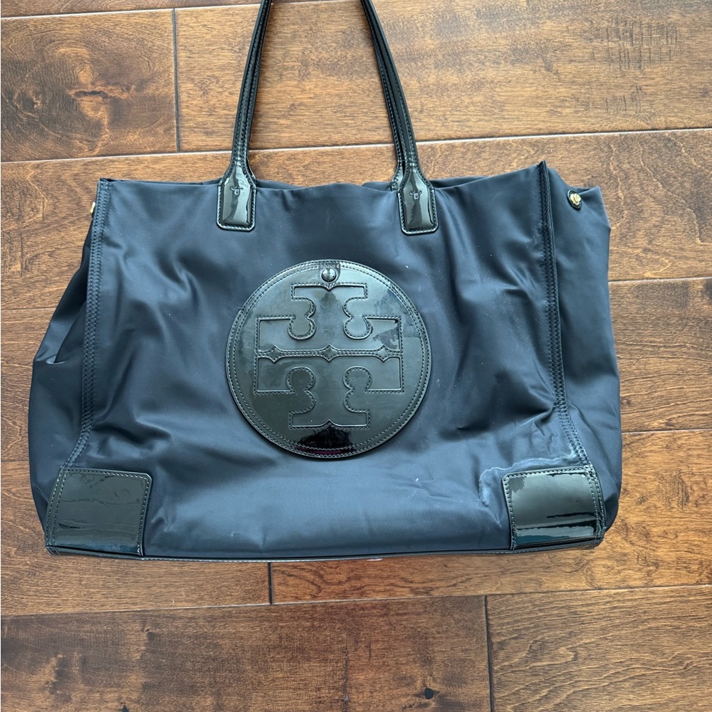 Tory Burch Black Nylon Tote